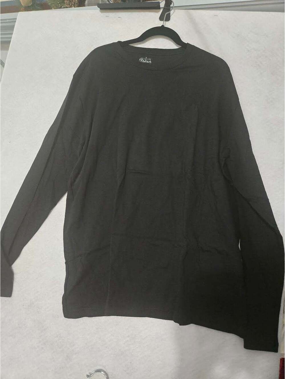 Fresh Clean Tees Black Long Sleeve Shirt XXL
